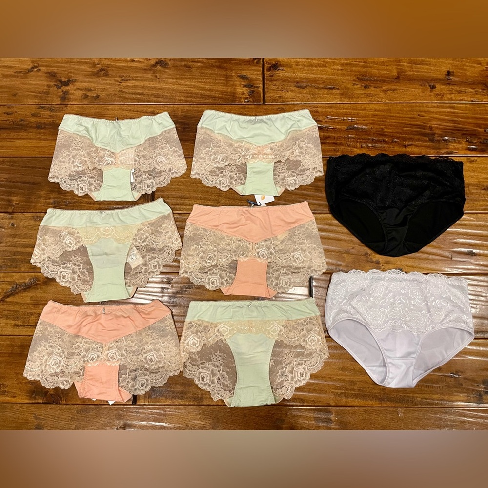 Bikini style panty bundle of 8 panties